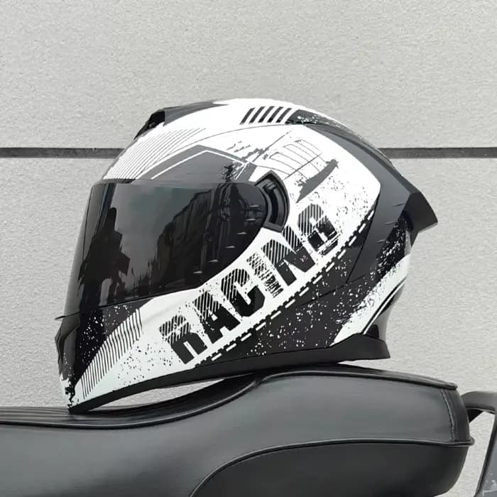 Casque intégral de moto en Fiber de carbone