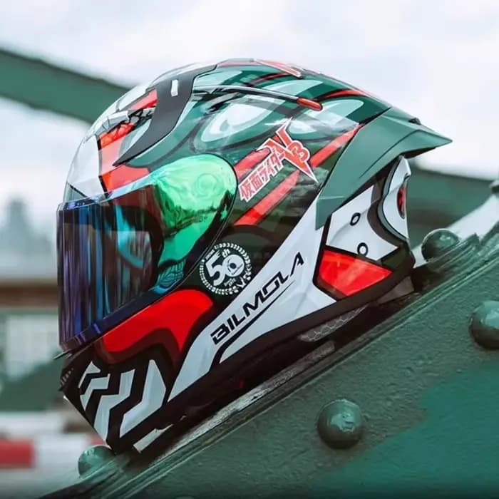 BILMOLA RAPID RS Kamen Rider casque Moto dessin animé