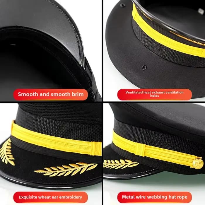 Casque de sécurité pour piste d'aéroport d'aviation à grands bords