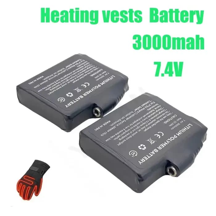 Batterie de gants chauffants 7.4V 3000mah