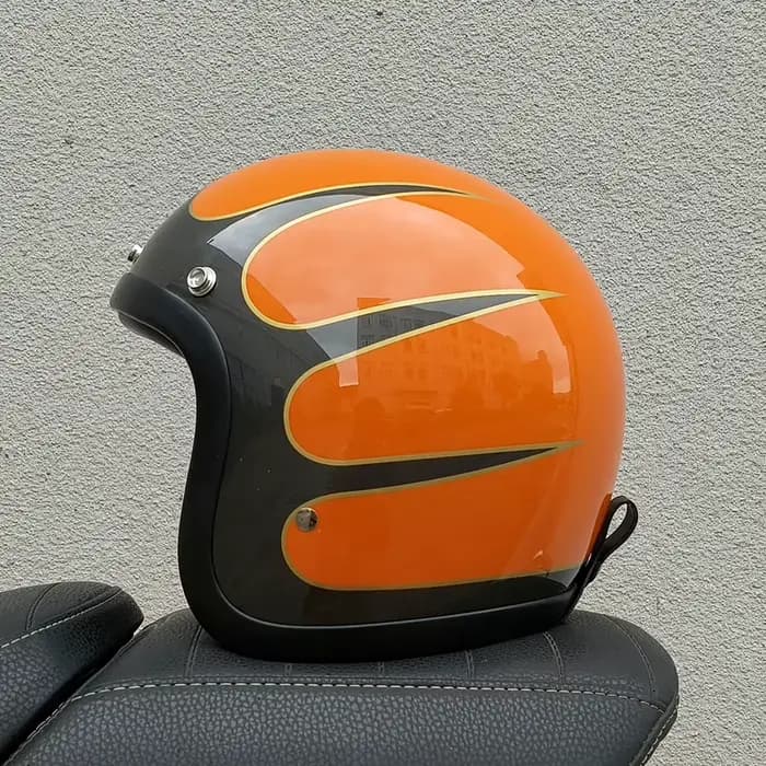 Nouveau casque de Moto Vintage TT & COCASCOS 3/4 visage ouvert Casco