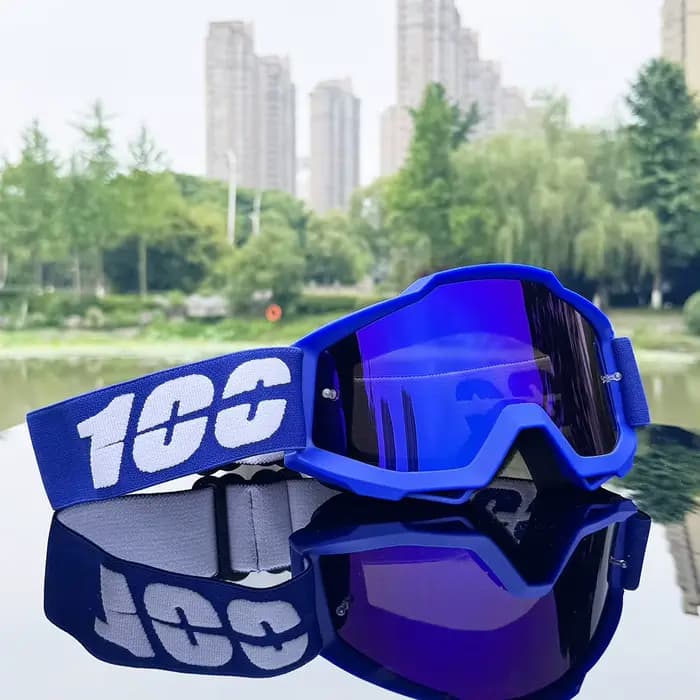 Lunettes de moto avec lentille HD