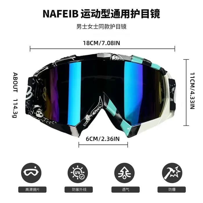 Nouveau 2024 lunettes de Moto