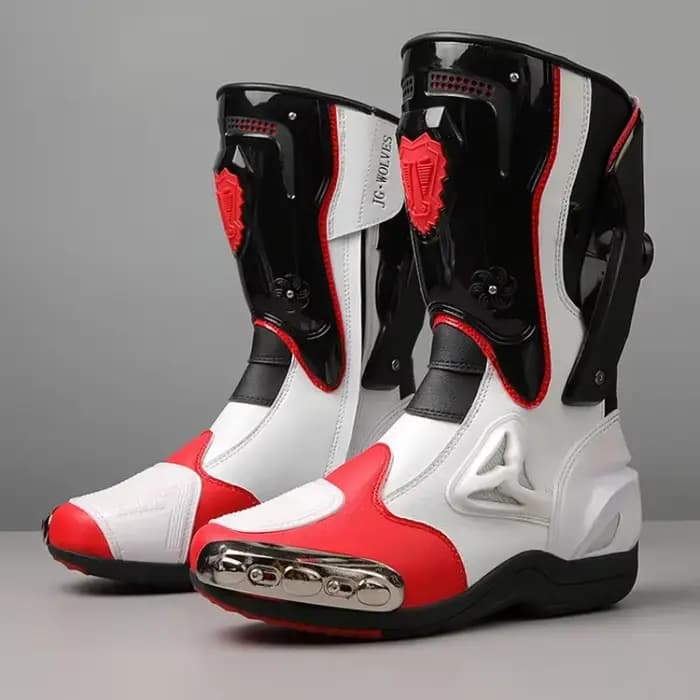 Bottes à plateforme pour moto