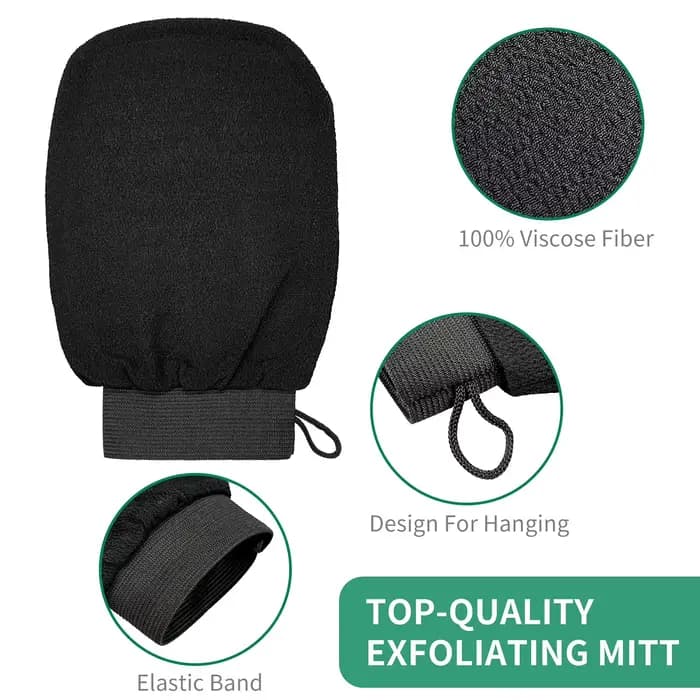 Gants exfoliants pour le dos, 1 pièce, gants de Massage du visage pour la peau morte, durables, multicolores, serviettes de nettoyage en profondeur pour la douche