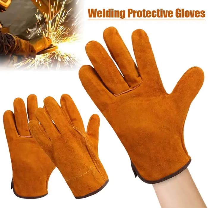 Gants de travail en cuir de vache souple pour hommes