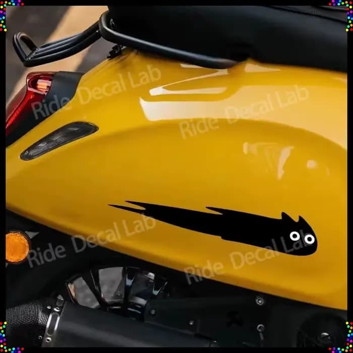 Autocollants en vinyle amusants pour moto