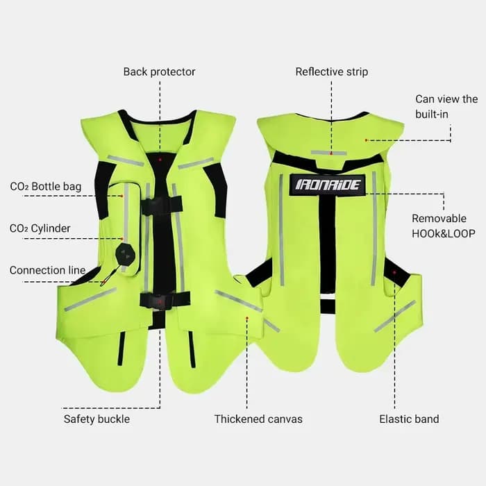 Veste de moto, gilet airbag pour moto