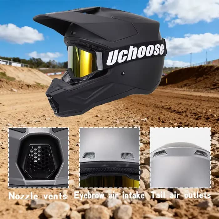 Casque tout-terrain pour moto 906