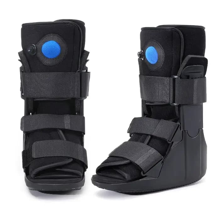 Botte de marche gonflable Air Walking Boot, protection intégrale, accélération de la récupération, légère, antidérapante, pour entorse de la cheville.