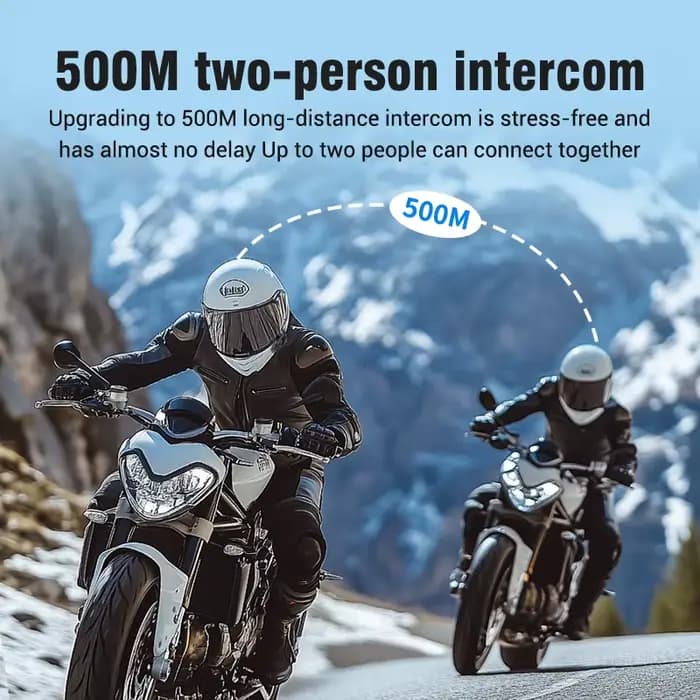 Casque Intercom Bluetooth 5.3 pour Moto