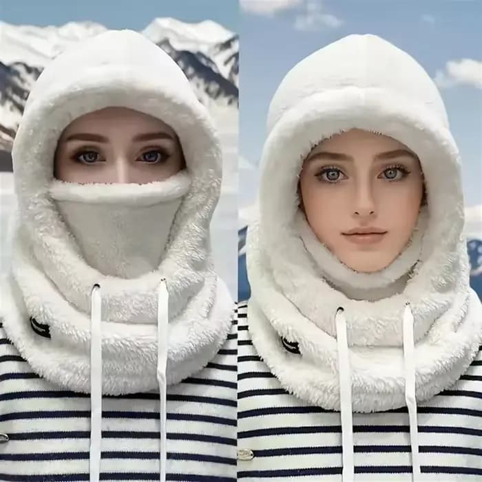 Cagoule thermique coupe-vent pour l'hiver