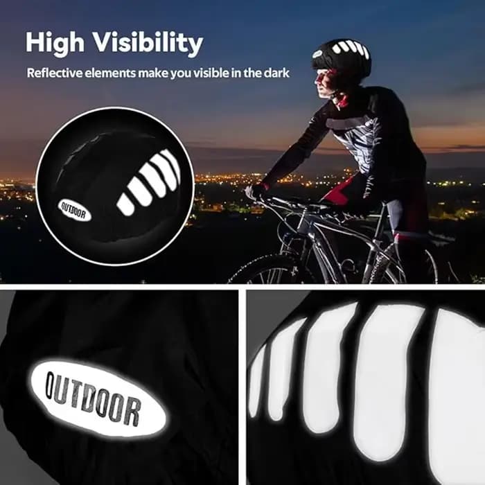 Housse de protection contre la pluie pour casque de vélo