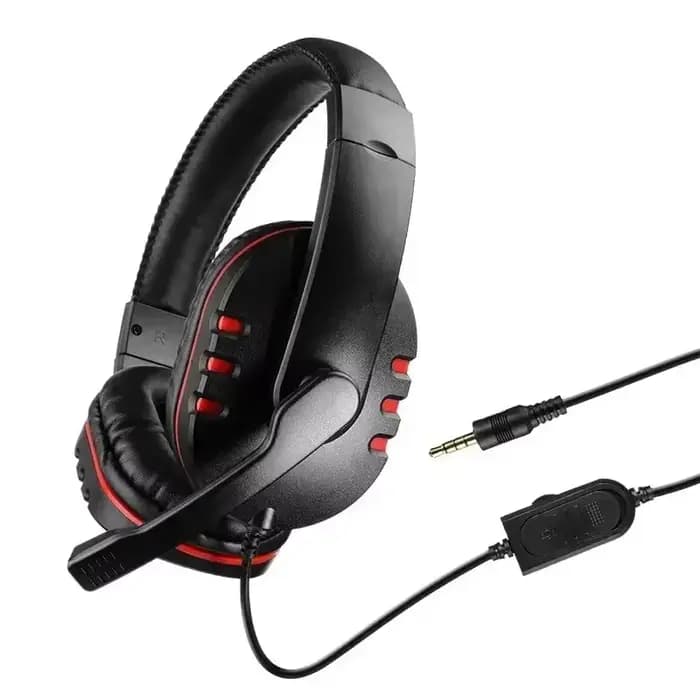 Casque de jeu filaire 3,5 mm pour PS4 PlayStation 4, PC, avec microphone
