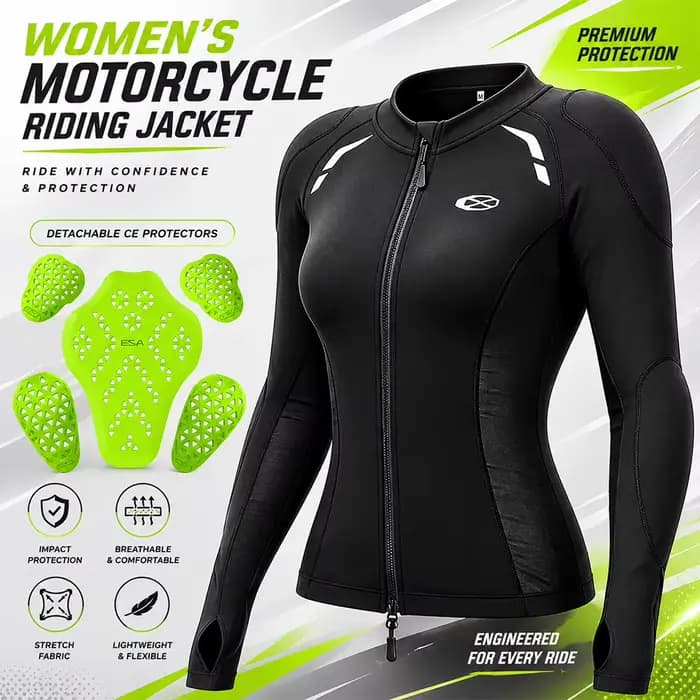 Veste de moto d'été pour femmes