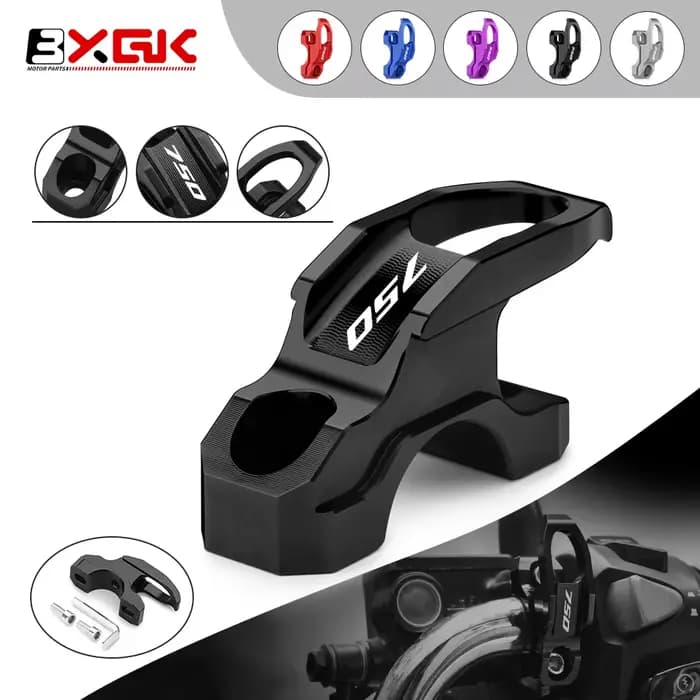 NOUVEAU 2026 Pour HONDA FORZA 750 XADV750 NC750X CB750 Hornet XL750 Transalp Accessoires Moto Crochets de Fixation Casque et Bagages en Aluminium CNC