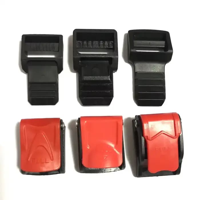 Boucles de casque de moto en ABS
