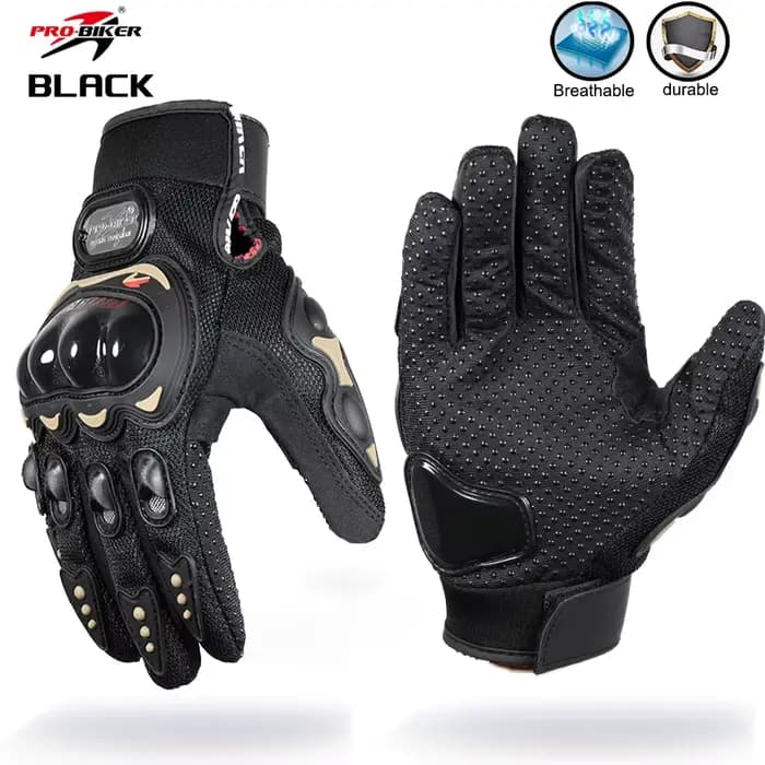 Gants de moto à doigts complets pour hommes