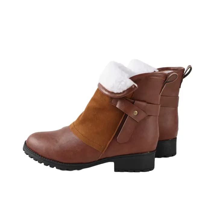Bottines courtes de moto rétro pour femmes