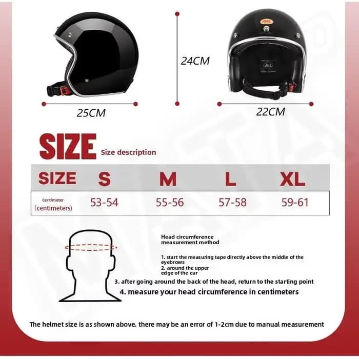 Casque de moto rétro homologué ECE DOT