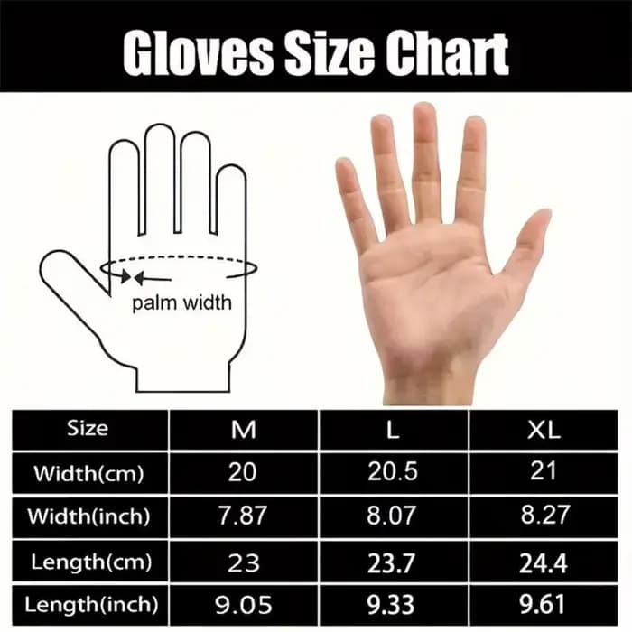 Gants de cyclisme chauds d'hiver SPORT avec fonction tactile