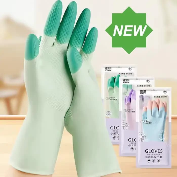 Gants de nettoyage en silicone pour la vaisselle, fournitures de cuisine, antidérapants, pratiques, longs, réutilisables et durables