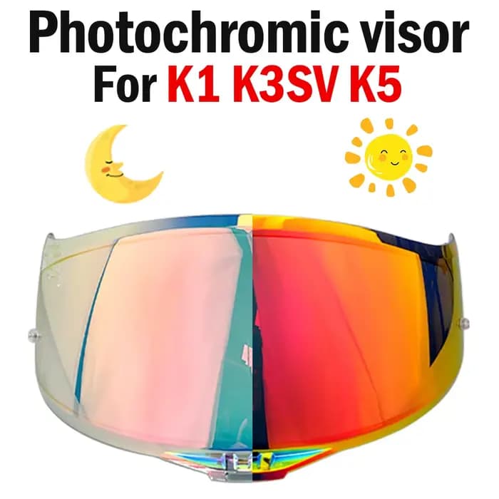 Visière photochromique pour AGV K5 K5S K3SV K3-SV K1 K1S