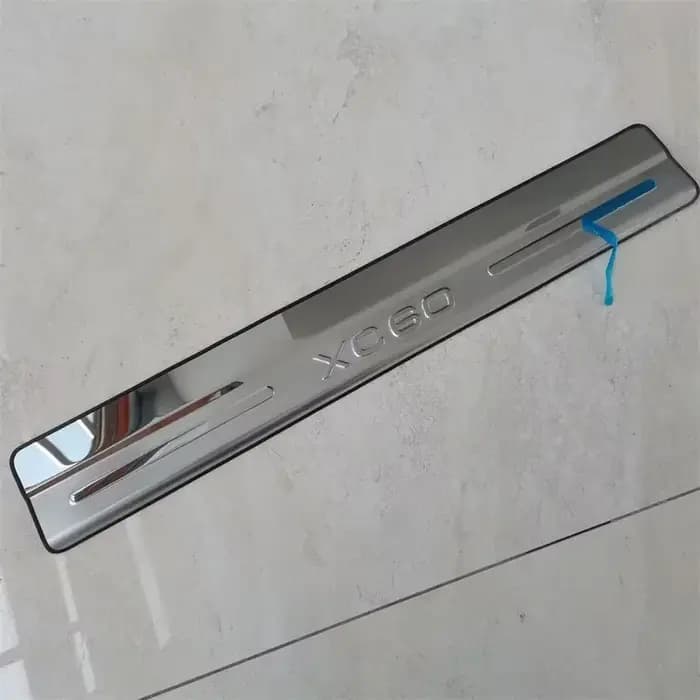 Accessoires de voiture pour Volvo XC60 2011-2013 2014 2015 2016 2017-2019, seuil de porte, protecteur de pare-chocs arrière, garniture de plaque de roulement de coffre