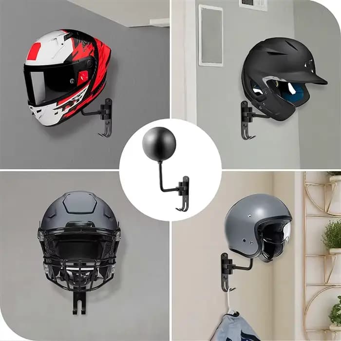 5X 180 ° Support de casque de moto