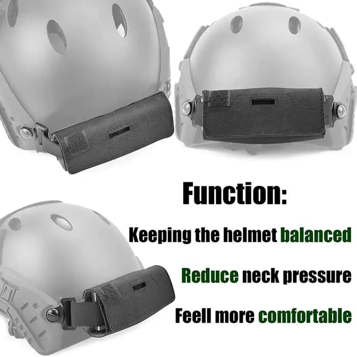 Sac de contrepoids pour casque