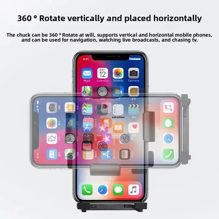 Support de téléphone de moto en alliage absorbant les chocs
