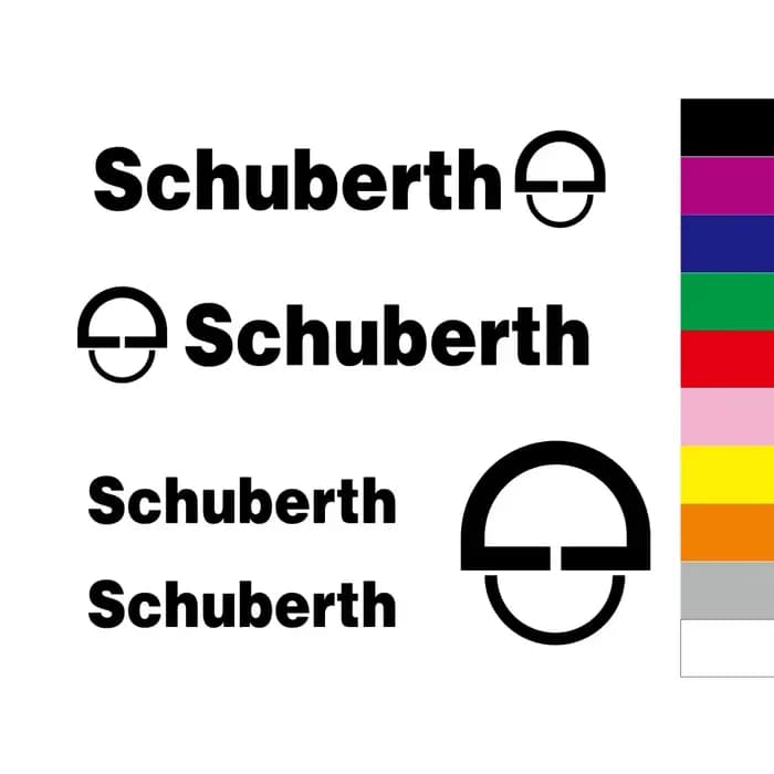 Autocollants en vinyle pour casque Schuberth, 5 pièces