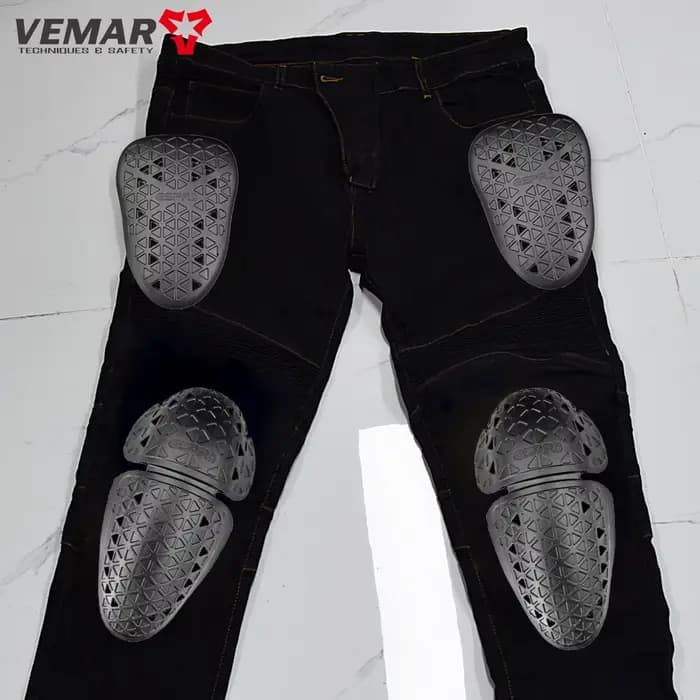 Protecteurs d'insertion de pantalons de Moto, genouillères/hanche certifiées CE niveau 2, pour Jeans de Moto, équipement de Moto épais Anti-chute