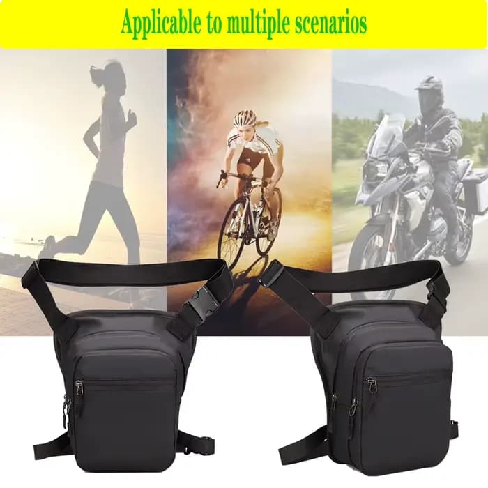 Sac bandoulière, sacoche de jambe pour moto