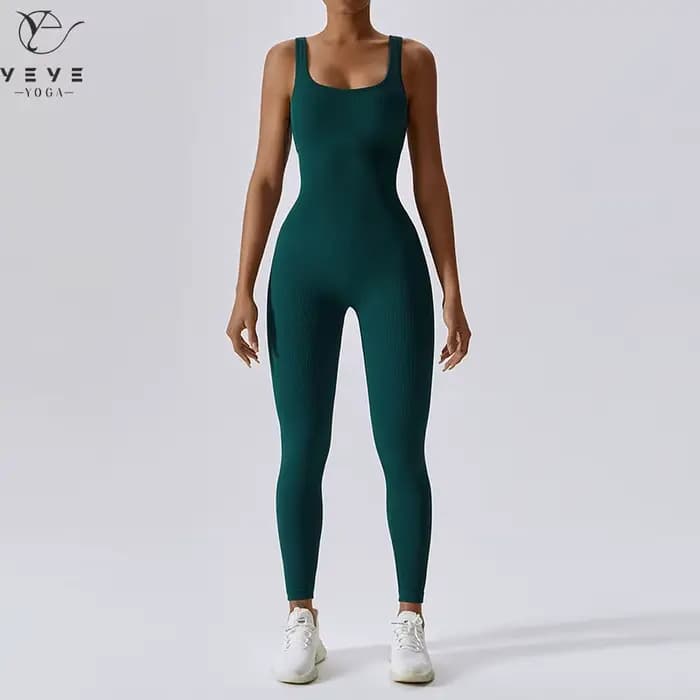 Survêtement de Yoga une pièce pour femmes, combinaison de sport sans couture, Push-Up, Fitness, entraînement