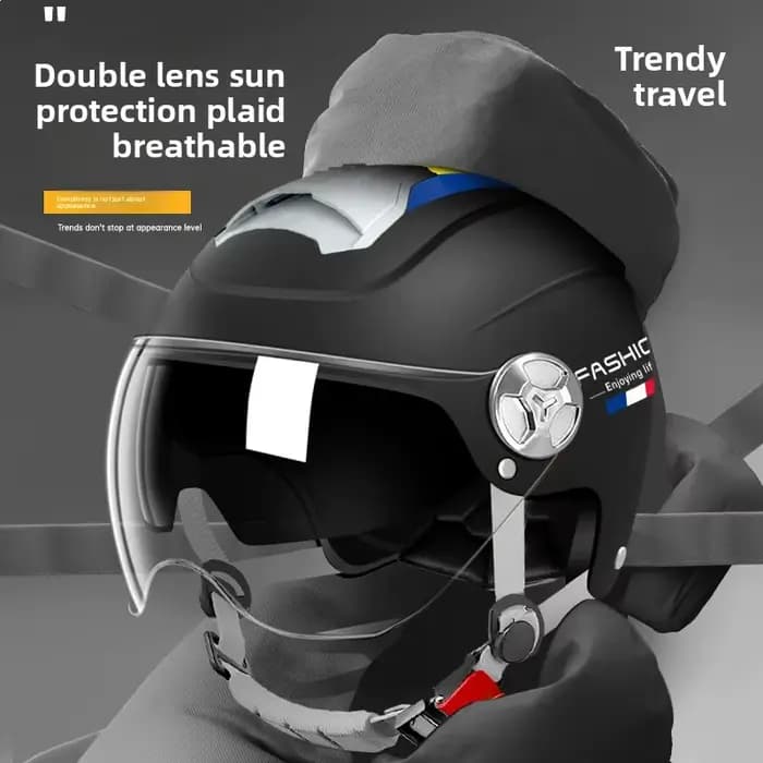 Casques de moto électriques d'été pour hommes et femmes