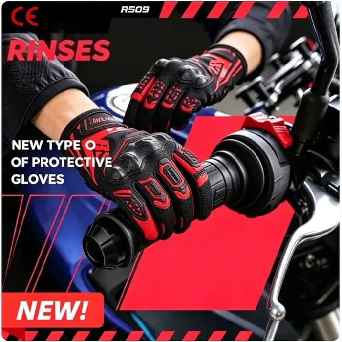 Gants de moto d'été améliorés