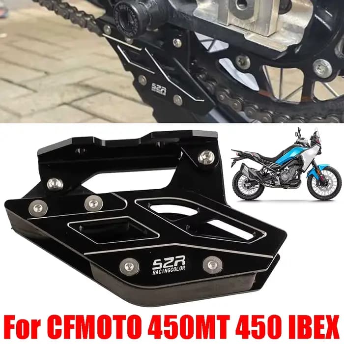 Protection de guide-chaîne et curseur de bras oscillant arrière pour moto CFMOTO CF
