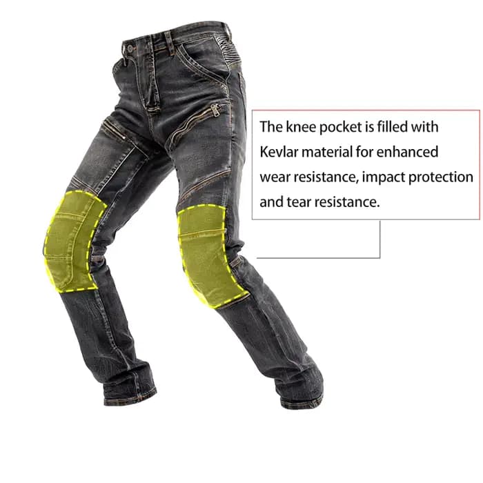 Jeans moto en Kevlar pour homme