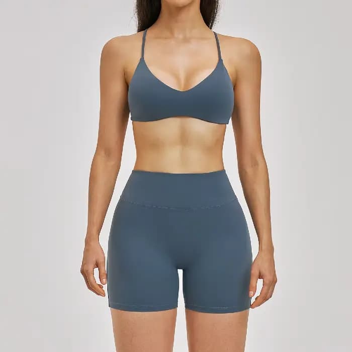 Ensemble de yoga pour femme, survêtement de sport, vêtements de fitness, legging taille haute, tenue d'entraînement athlétique