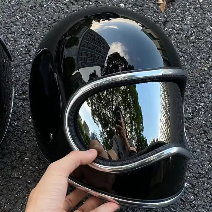 Casque de Moto chaud coque en fibre de verre