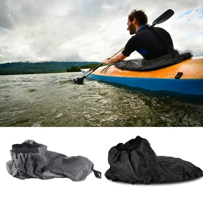 Jupe de pulvérisation réglable en nylon pour kayak, housse imperméable, accessoire de sport nautique