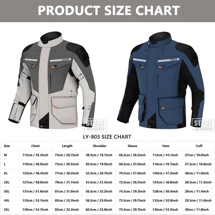 Veste de motocross pour hommes