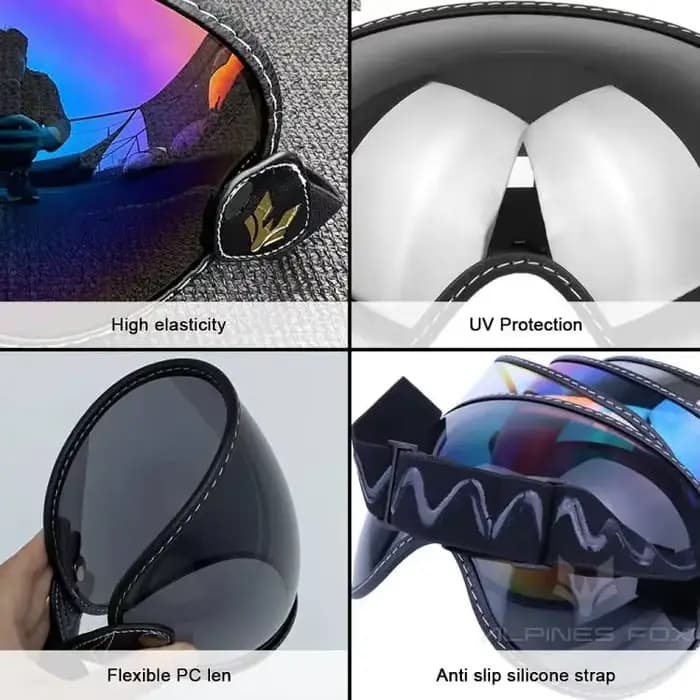 Lunettes de casque de moto universelles pour Shoei Vintage