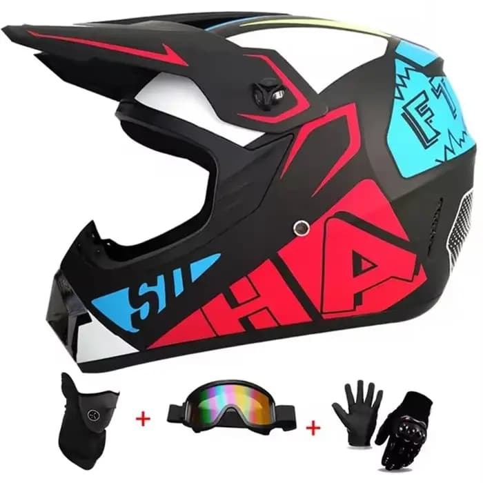 Casque de moto pour jeunes enfants hors route Capacete Dirt Bike descente ATV DH Go-kart Cross DOT approbation VTT