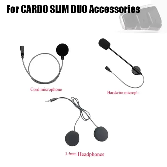 Intercom Bluetooth pour casque de moto Cardo SLIM DUO