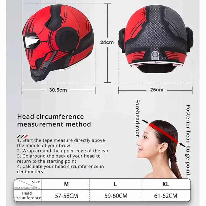 Casque de Moto intégral pour motard