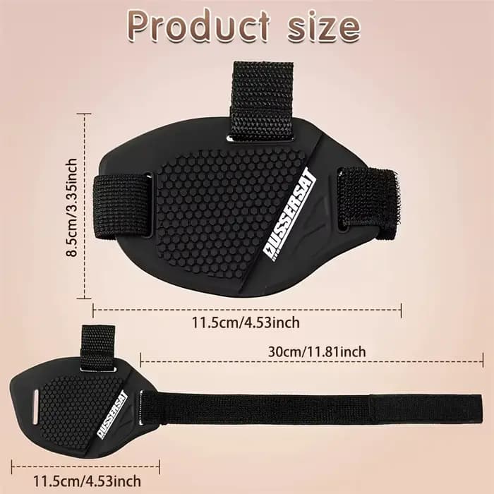 Protège-chaussures antidérapants en nid d'abeille pour moto, pour le changement de vitesse et les freins, pour la conduite tout-terrain et la course