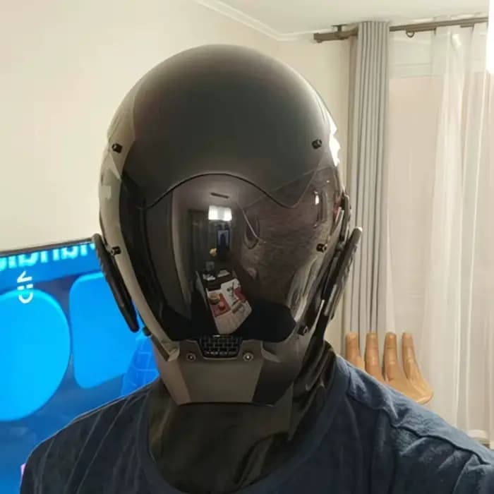 Masque Cyberpunk Led pour Festival de cheveux