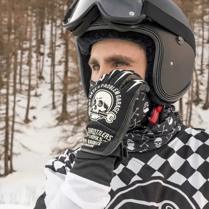 Gants de moto gants de moto course longue coque dure gants d'équitation en cuir gants épais respirants